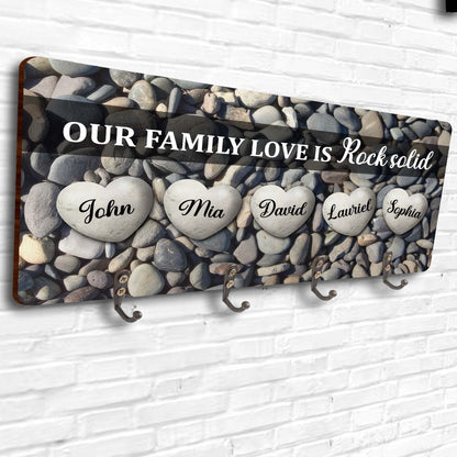Our Family Love Is Rock Solid, Hearts on Stones