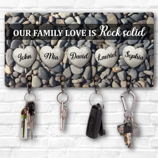Our Family Love Is Rock Solid, Hearts on Stones
