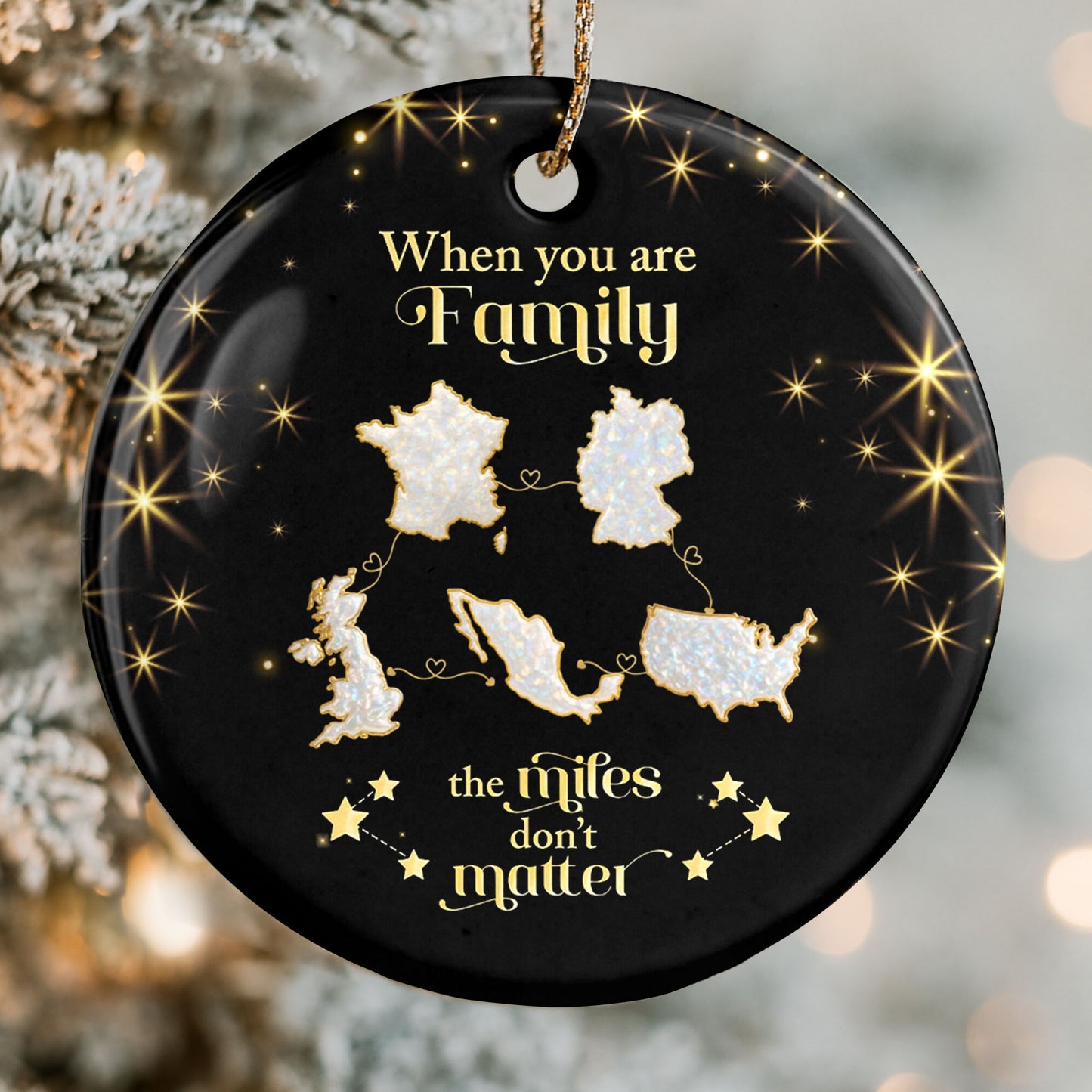 When You Are Family, The Miles Don't Matter, Maps And Stars