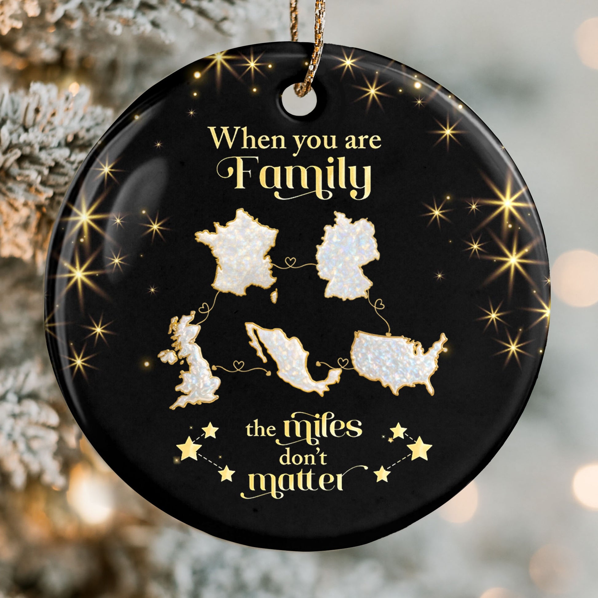 When You Are Family, The Miles Don't Matter, Maps And Stars