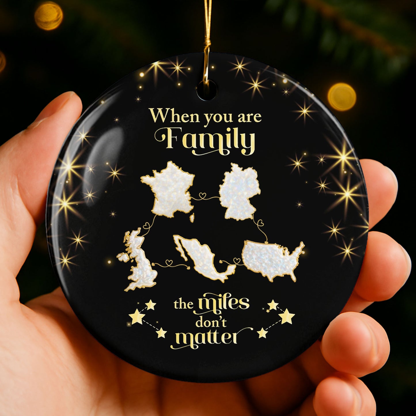 When You Are Family, The Miles Don't Matter, Maps And Stars