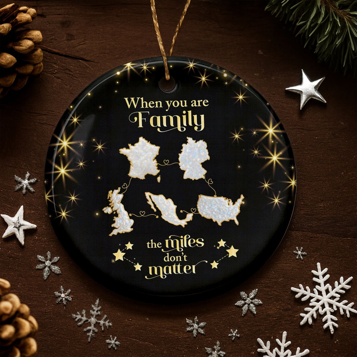 When You Are Family, The Miles Don't Matter, Maps And Stars