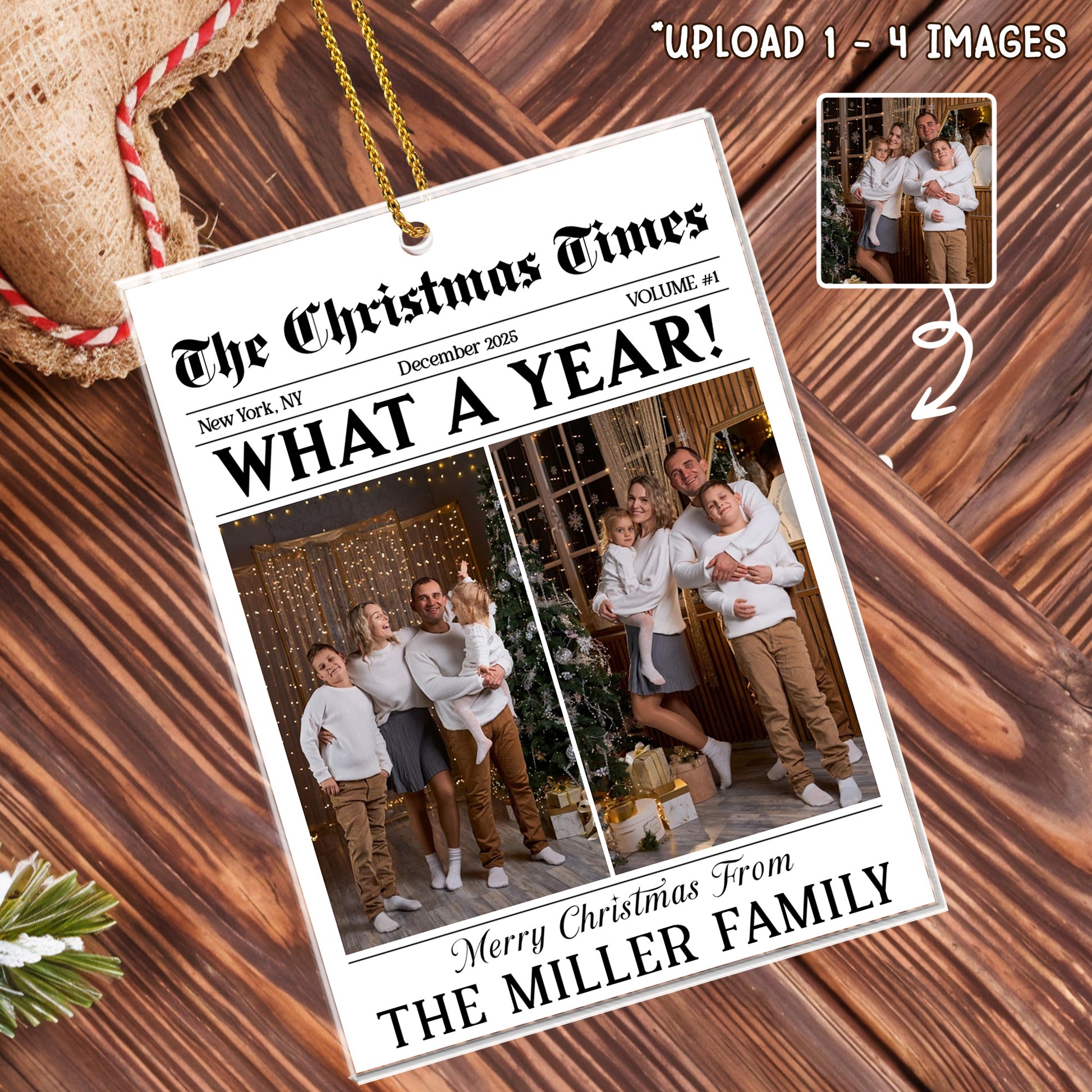 What A Year Merry Christmas From The Miller Family