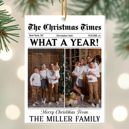 What A Year Merry Christmas From The Miller Family
