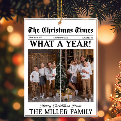 What A Year Merry Christmas From The Miller Family