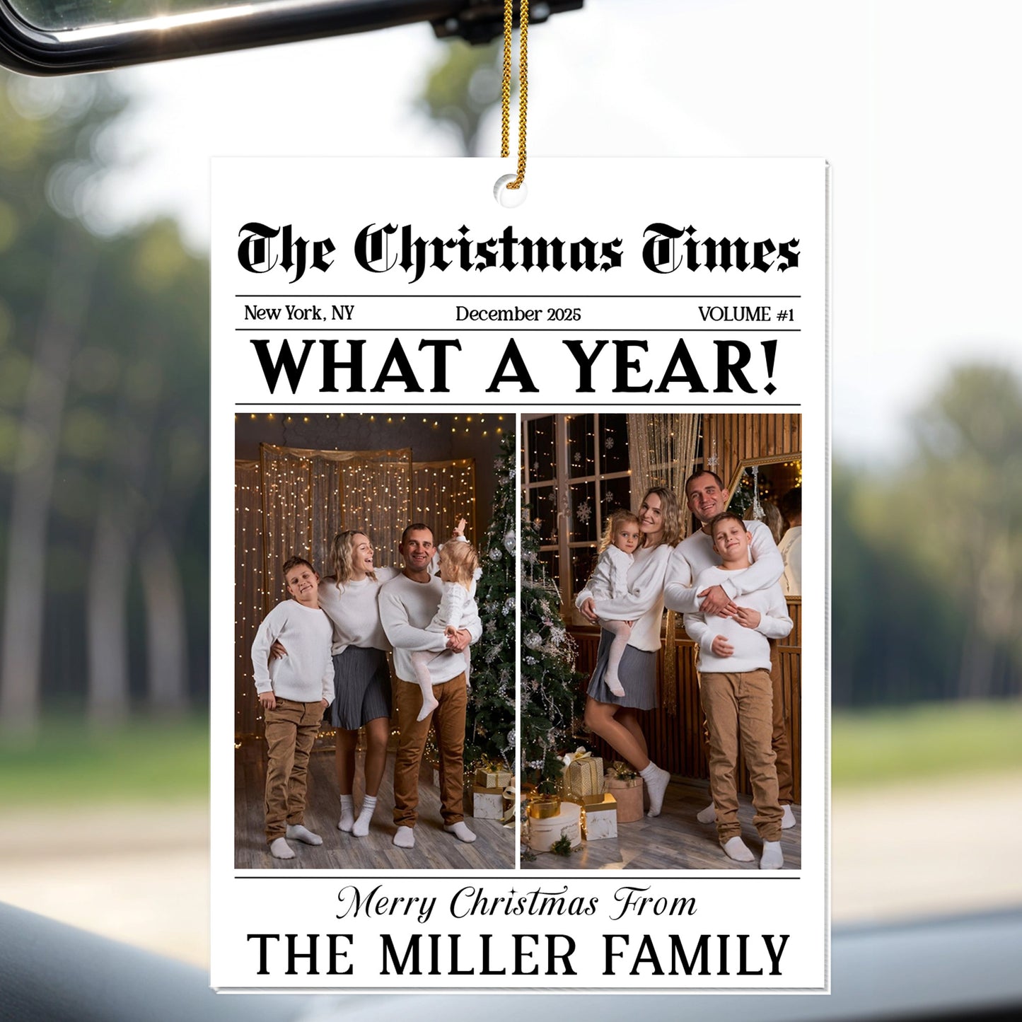 What A Year Merry Christmas From The Miller Family