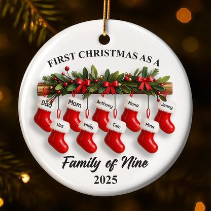 First Christmas As A Family of Nine