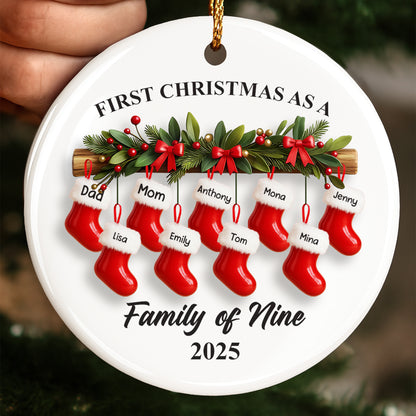 First Christmas As A Family of Nine