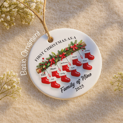 First Christmas As A Family of Nine