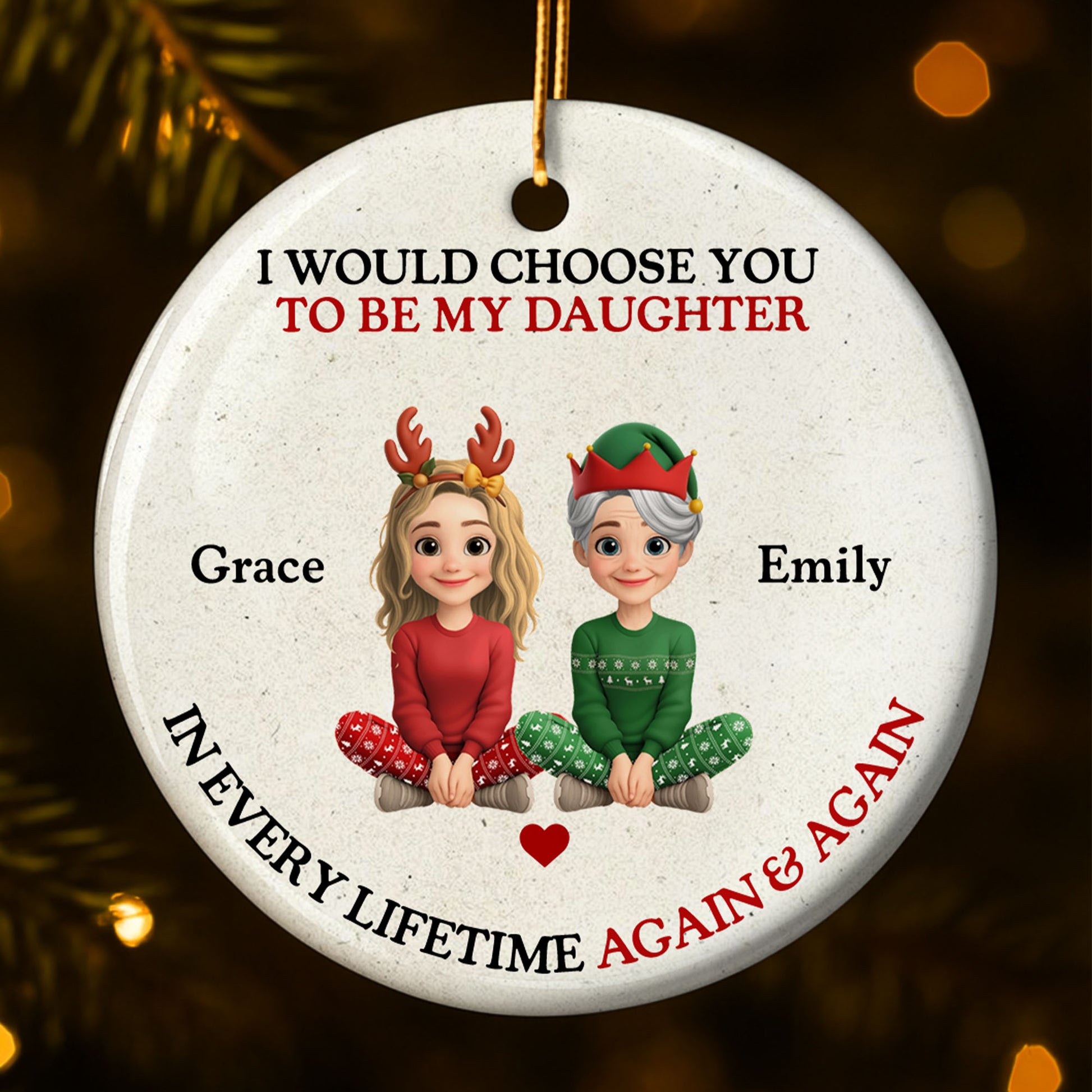I Would Choose You To Be My Daughter, Christmas Outfits