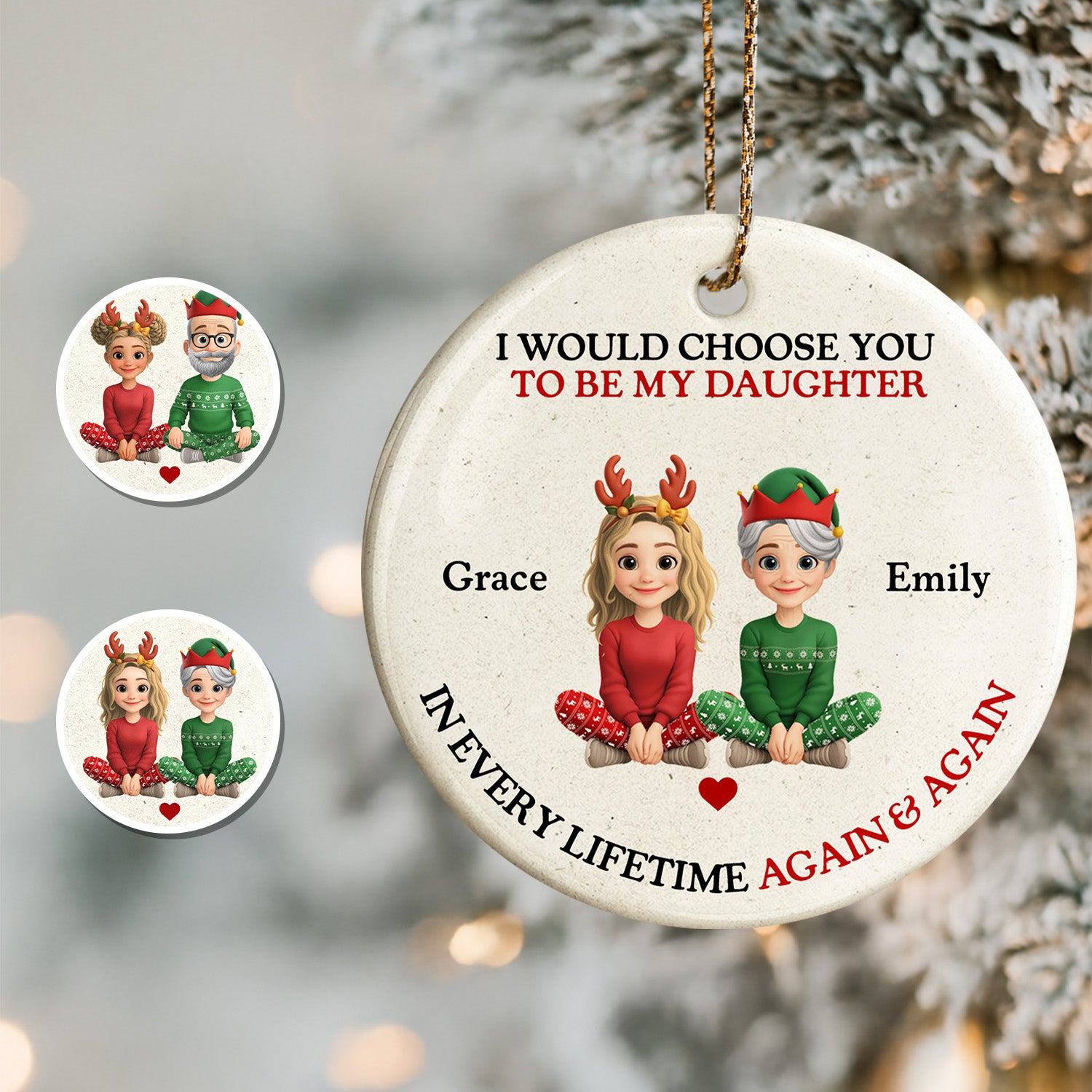 I Would Choose You To Be My Daughter, Christmas Outfits