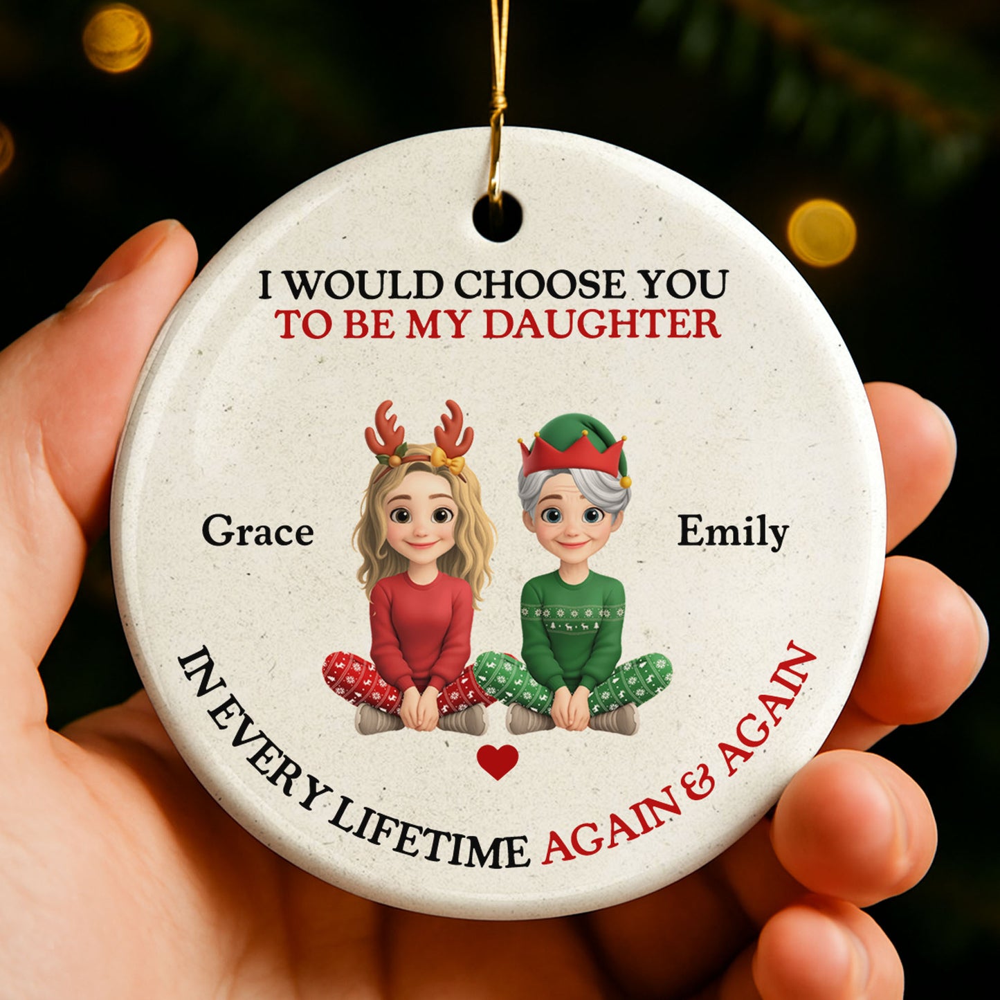 I Would Choose You To Be My Daughter, Christmas Outfits