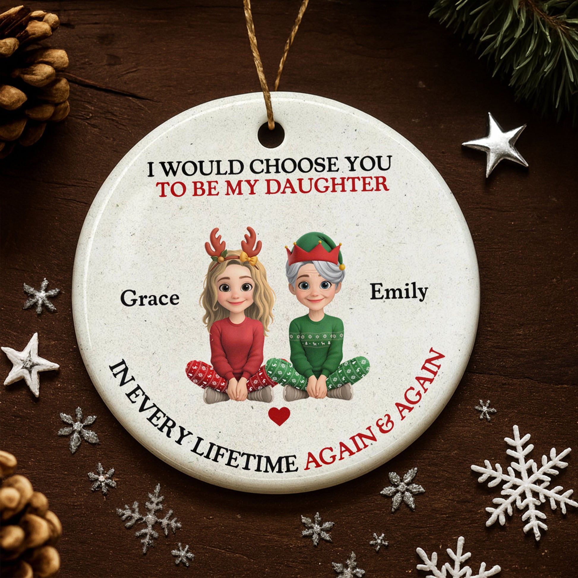 I Would Choose You To Be My Daughter, Christmas Outfits