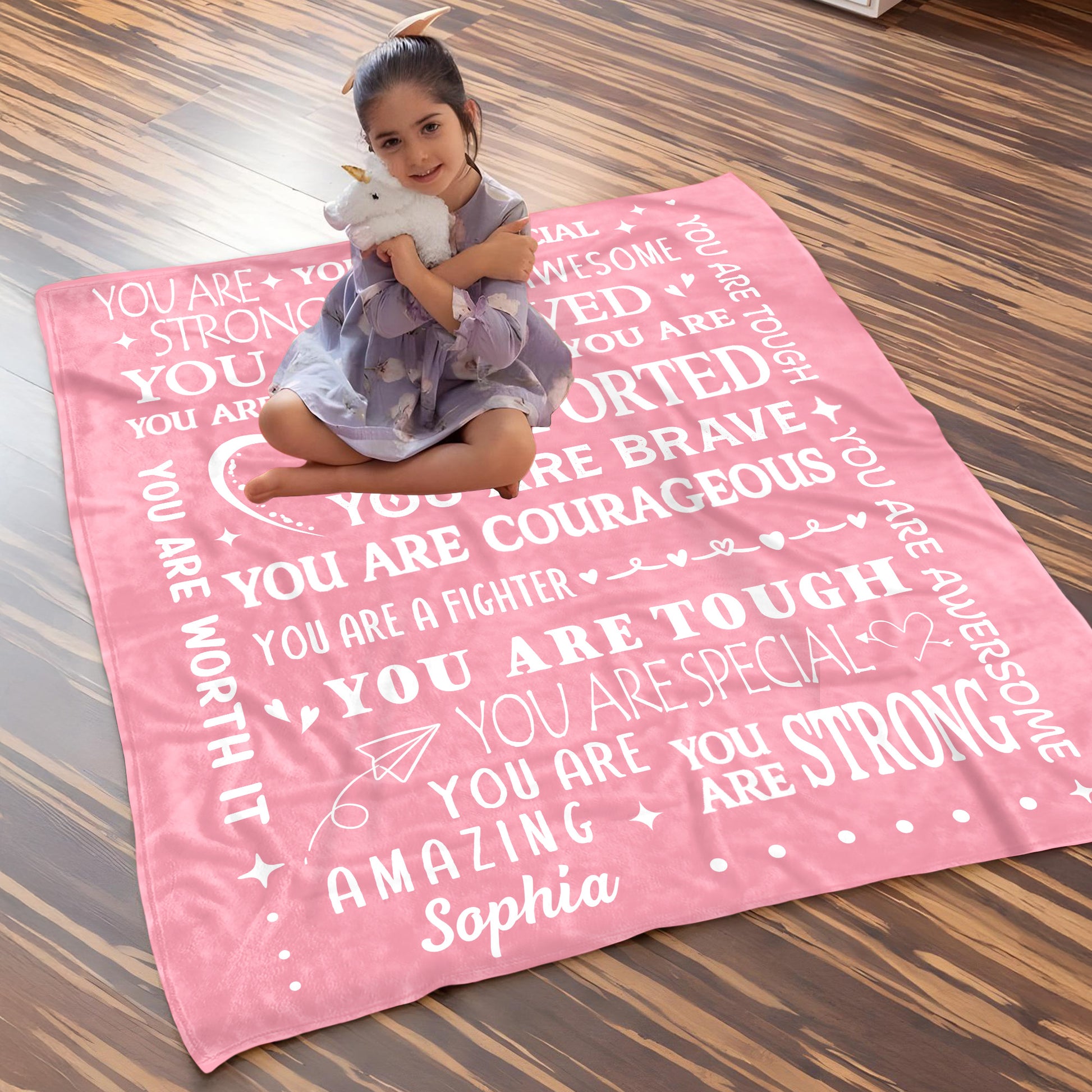You Are Special And Strong, Inspirational Messages With Hearts