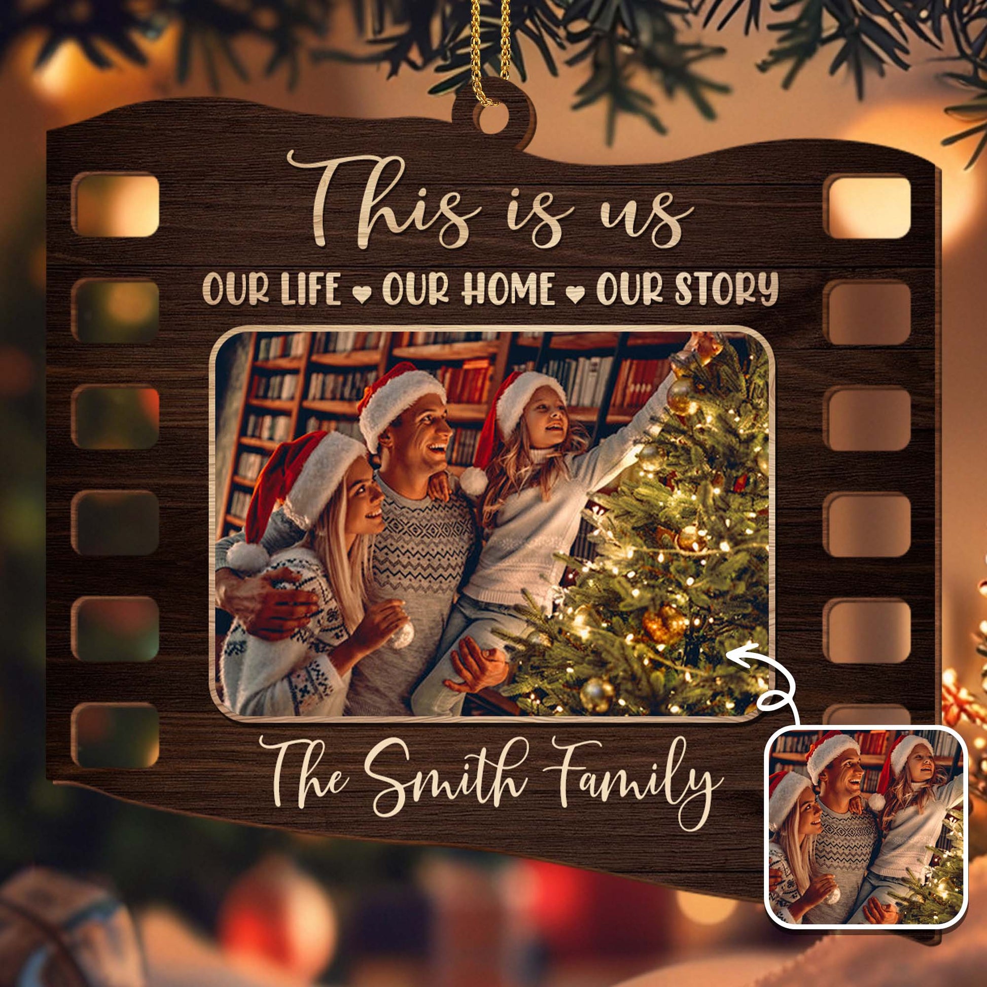 This Is Us, Our Life, Our Home, Our Story, Family Photo Film Strip