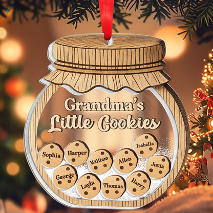 Grandma's Little Cookies, Jar And Cookies Design