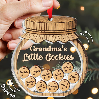 Grandma's Little Cookies, Jar And Cookies Design