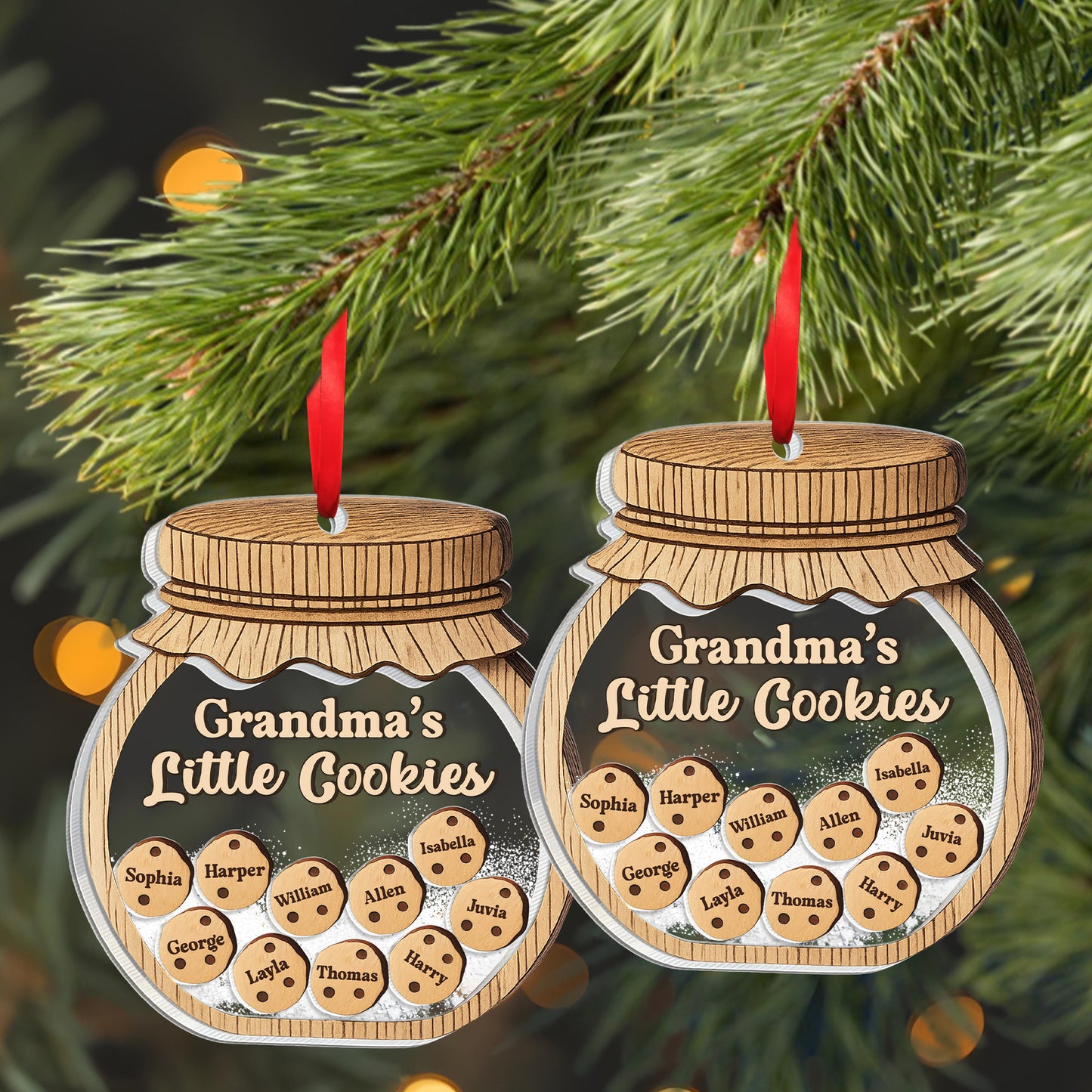 Grandma's Little Cookies, Jar And Cookies Design
