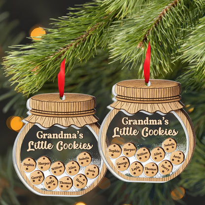 Grandma's Little Cookies, Jar And Cookies Design