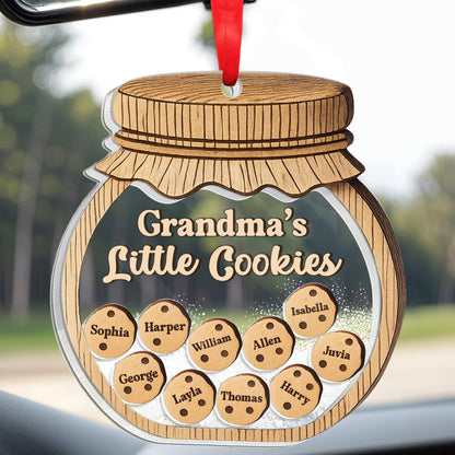 Grandma's Little Cookies, Jar And Cookies Design