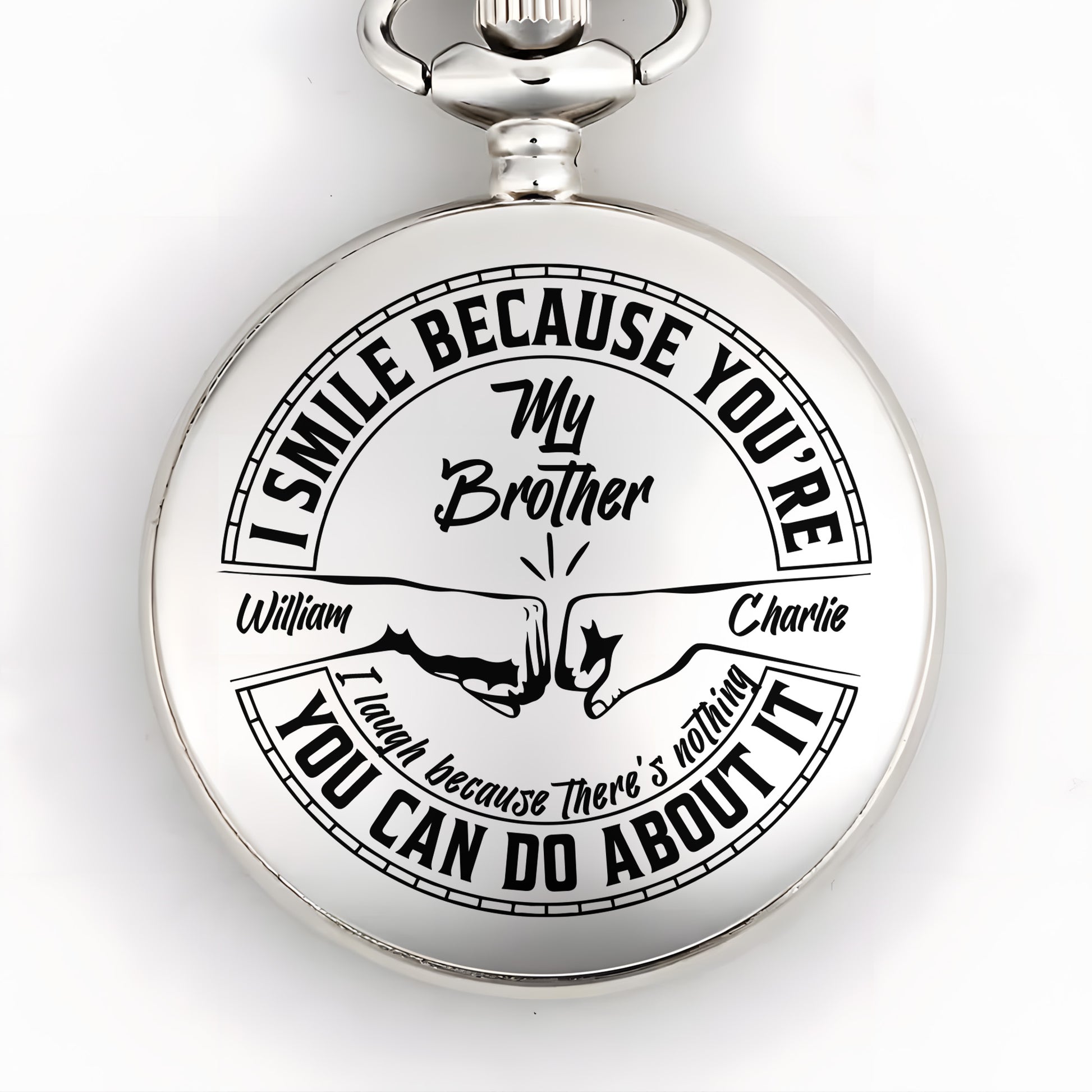 I Smile Because You're My Brother, Handshake Design