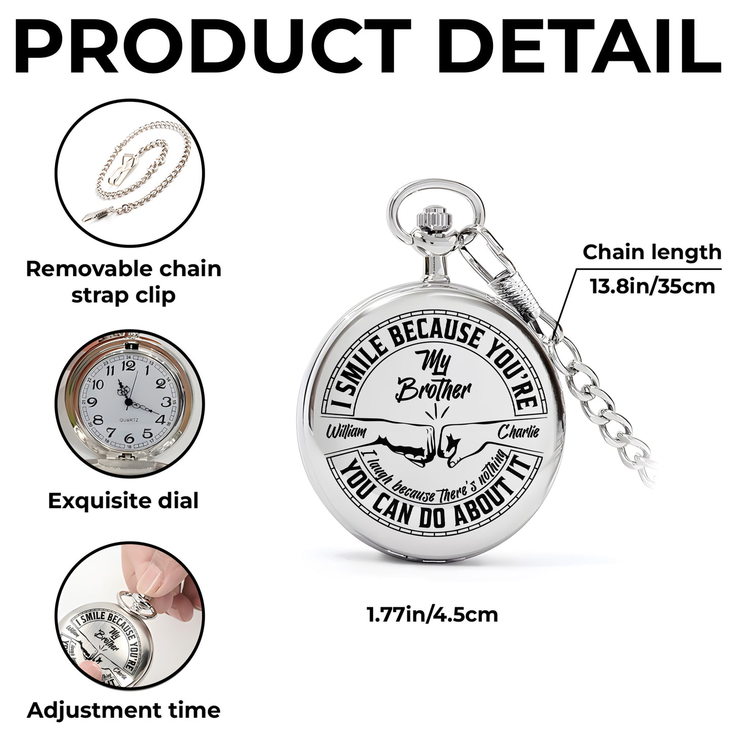 I Smile Because You're My Brother, Handshake Design