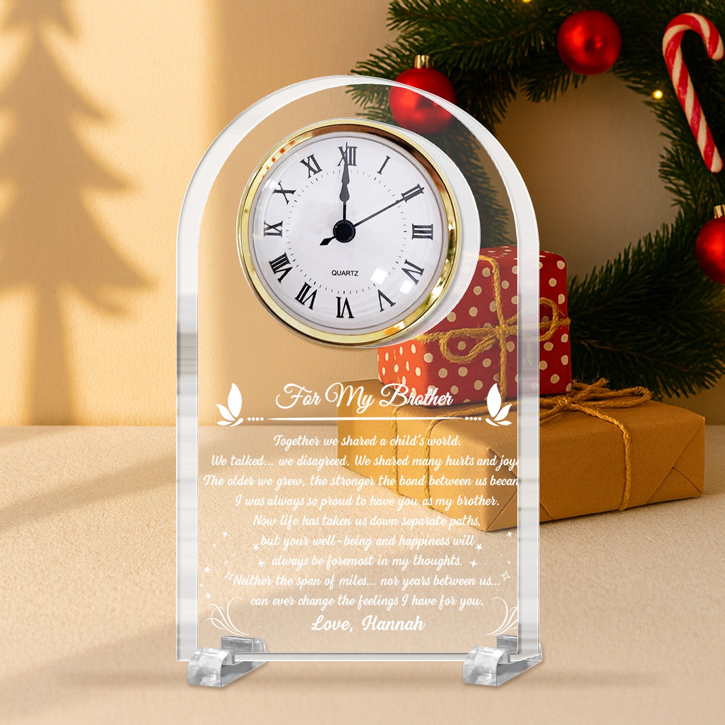 Together We Shared A Child's World, Sentimental Clock With Leaves