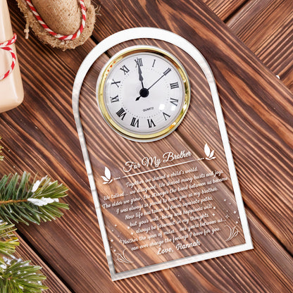 Together We Shared A Child's World, Sentimental Clock With Leaves