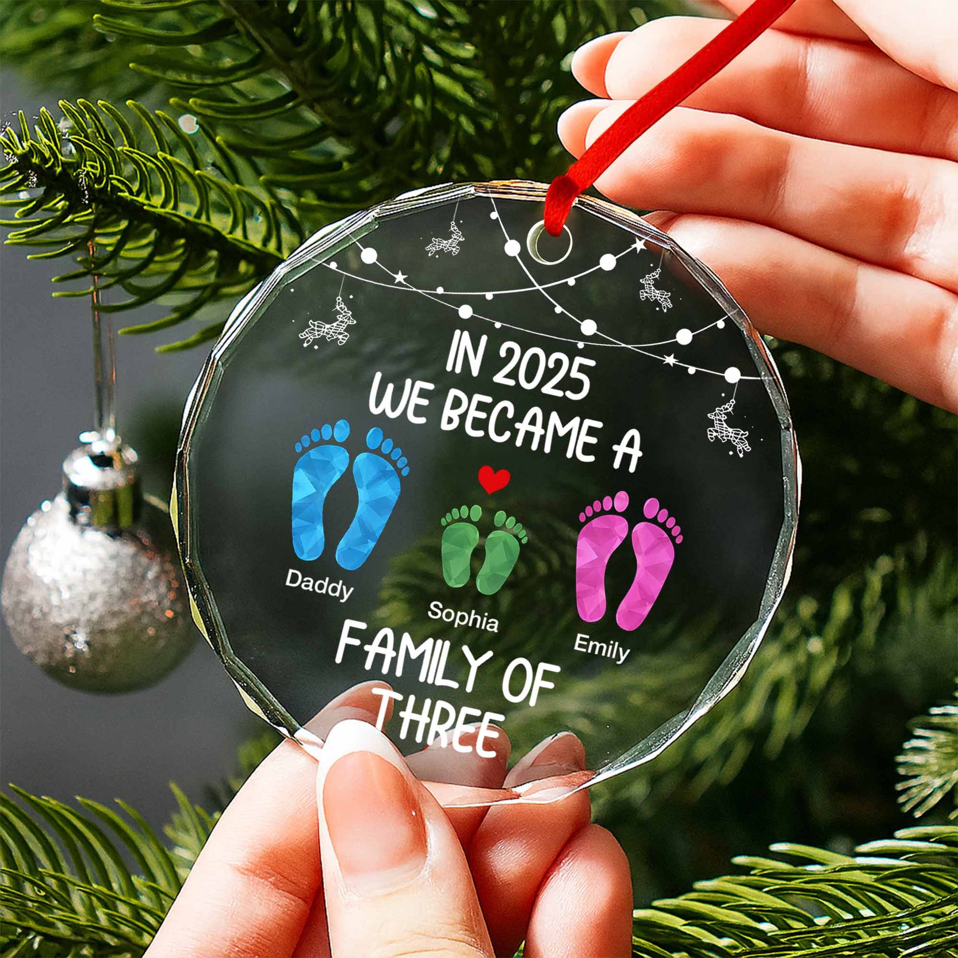 We Became A Family Of Three, Baby Footprints