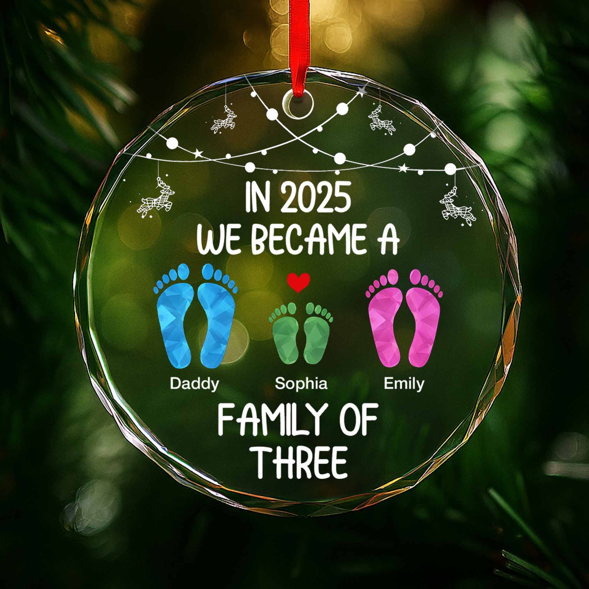 We Became A Family Of Three, Baby Footprints