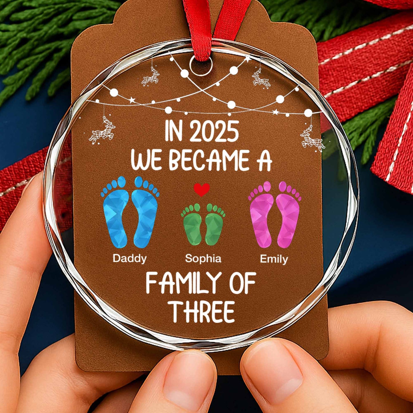 We Became A Family Of Three, Baby Footprints