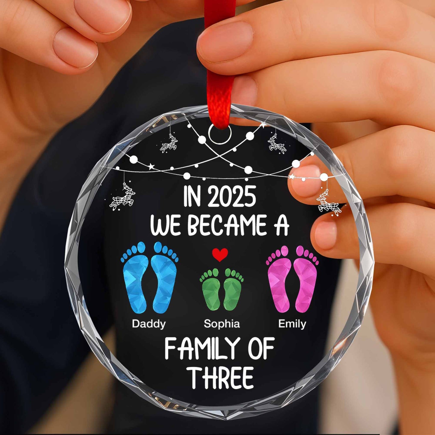 We Became A Family Of Three, Baby Footprints