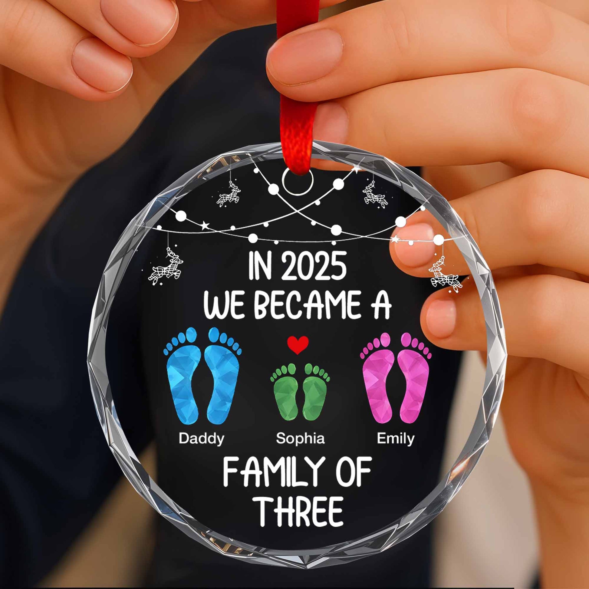 We Became A Family Of Three, Baby Footprints