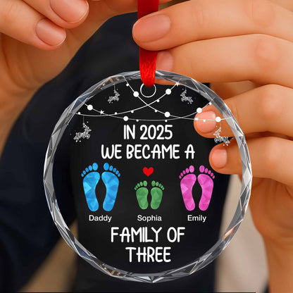 We Became A Family Of Three, Baby Footprints