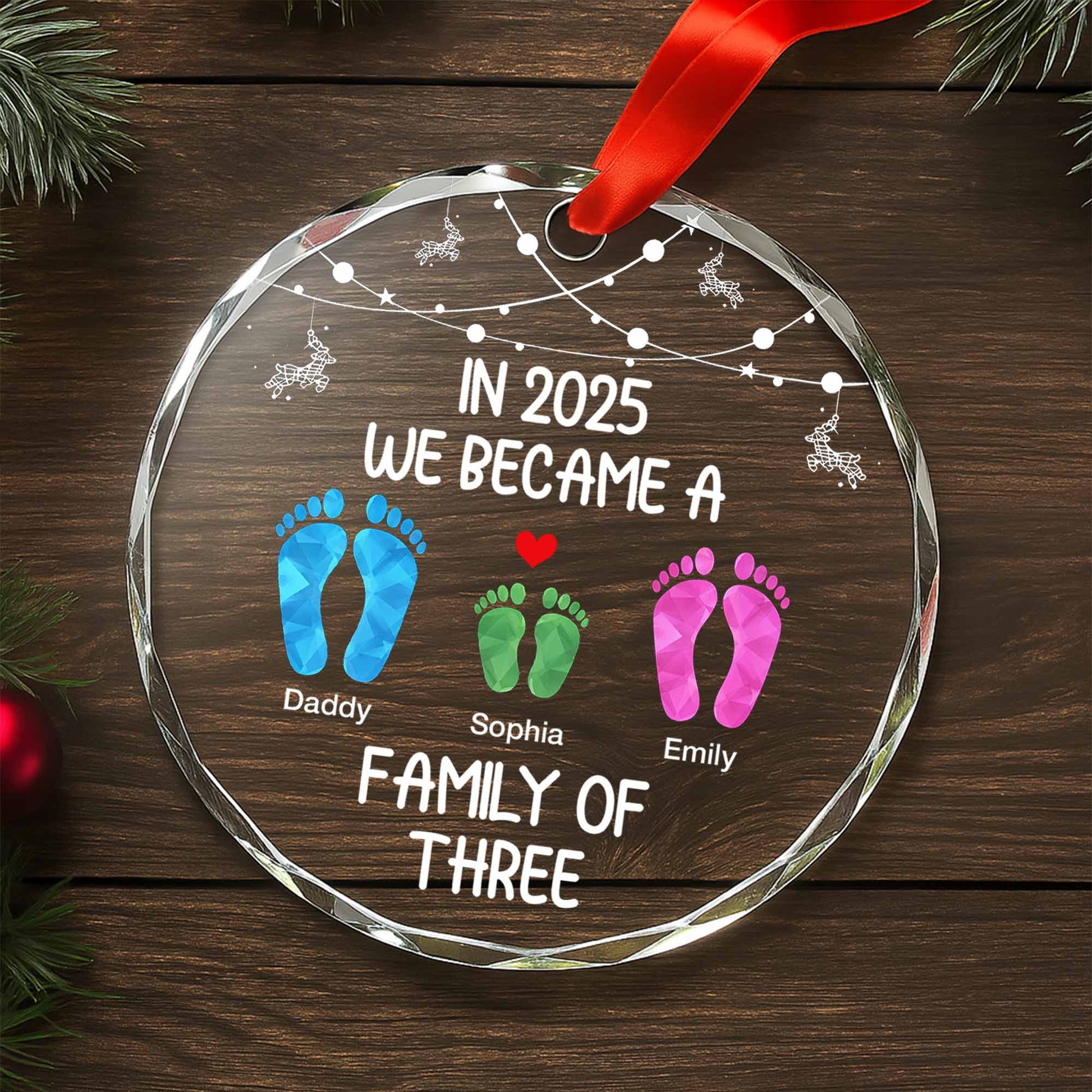 We Became A Family Of Three, Baby Footprints