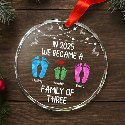 We Became A Family Of Three, Baby Footprints