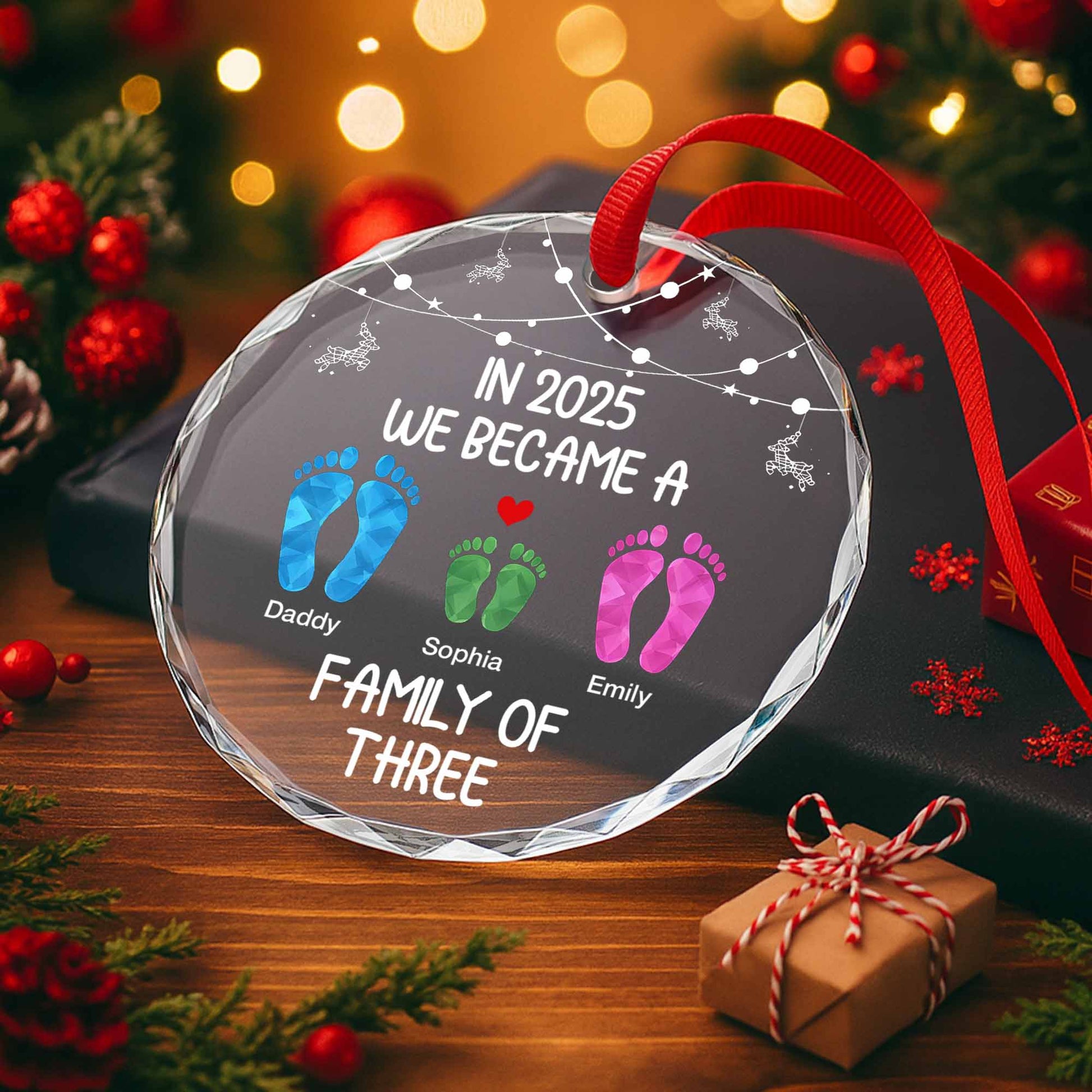 We Became A Family Of Three, Baby Footprints