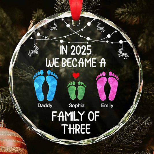 We Became A Family Of Three, Baby Footprints