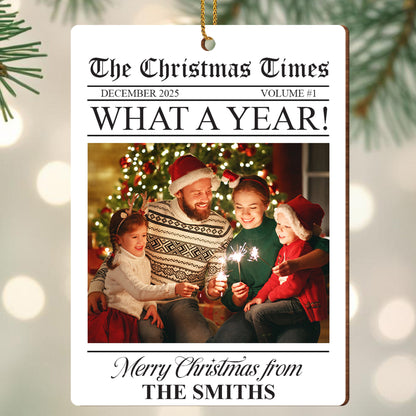 Merry Christmas From The Smiths, Newspaper Theme