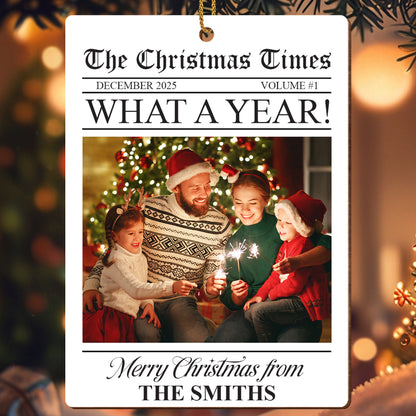 Merry Christmas From The Smiths, Newspaper Theme