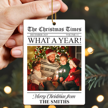 Merry Christmas From The Smiths, Newspaper Theme