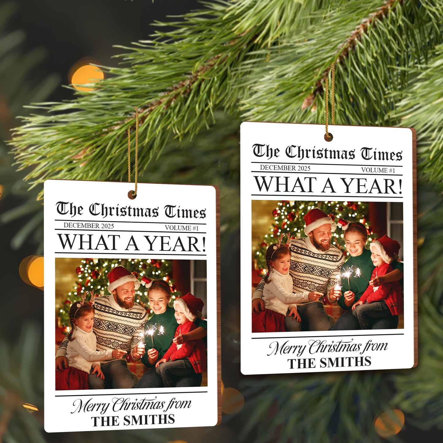 Merry Christmas From The Smiths, Newspaper Theme