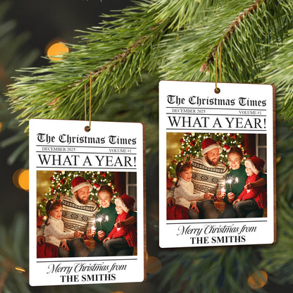 Merry Christmas From The Smiths, Newspaper Theme