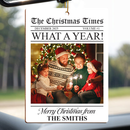 Merry Christmas From The Smiths, Newspaper Theme