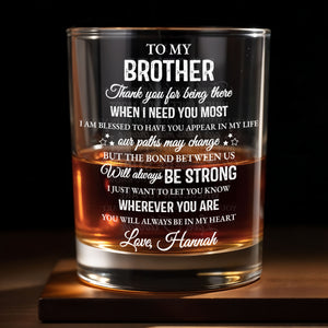To My Brother, Thank You For Being There, Text Design