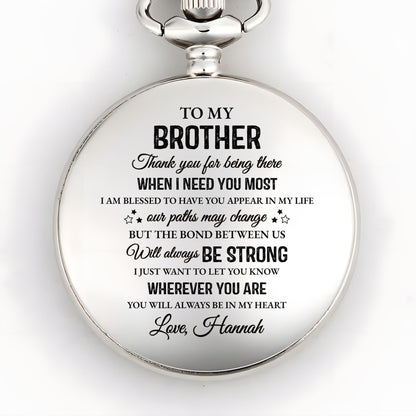 To My Brother, Thank You For Being There