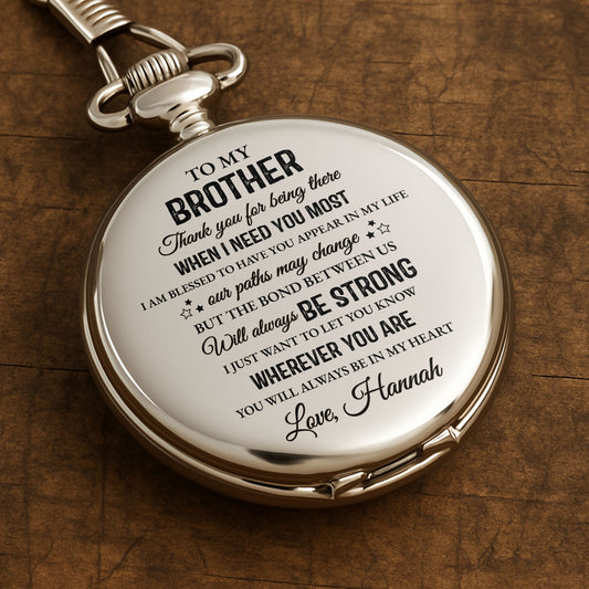 To My Brother, Thank You For Being There