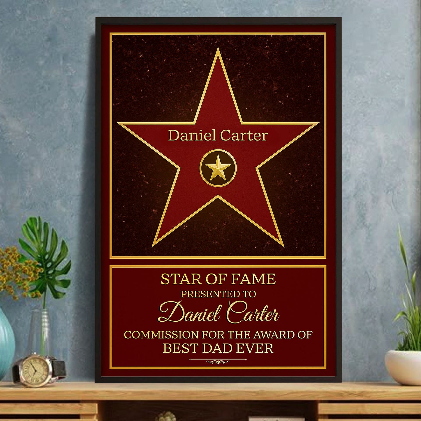 Star Of Fame Award For Best Dad Ever