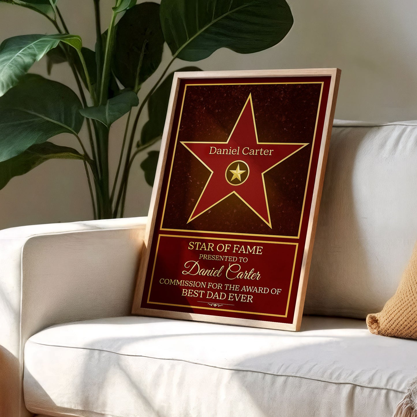 Star Of Fame Award For Best Dad Ever