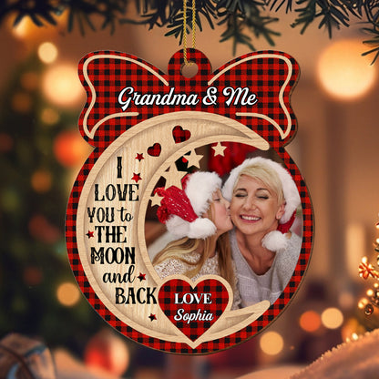 I Love You To The Moon and Back, Hearts and Moon Design